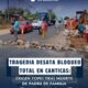 TRAGEDIA DESATA BLOQUEO TOTAL EN CANTICAS: EXIGEN TOPES TRAS MUERTE DE PADRE DE FAMILIA