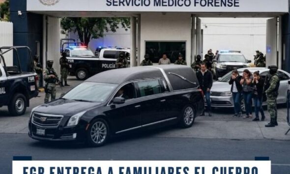 FGR entrega a familiares el cuerpo de Nemesio Oseguera tras concluir peritajes oficiales