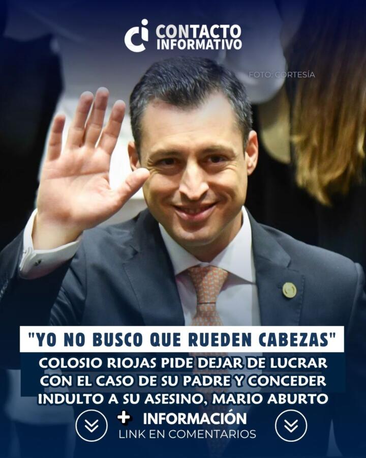 «Yo no busco que rueden cabezas»: Colosio Riojas pide dejar de lucrar con el caso de su padre y conceder indulto a su asesino, Mario Aburto