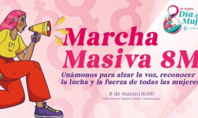 El Gobierno Municipal de #Cosoleacaque invita a conmemorar juntas el Día Internacional de la Mujer