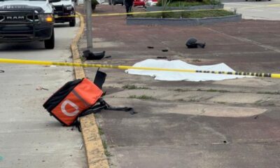 Muere repartidor de Didi Food en accidente sobre avenida Universidad, frente a Plaza Forum de Coatzacoalcos