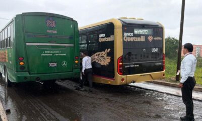 *Choca segunda unidad Quetzalli contra un urbano Quetzalcóatl en Coatzacoalcos*