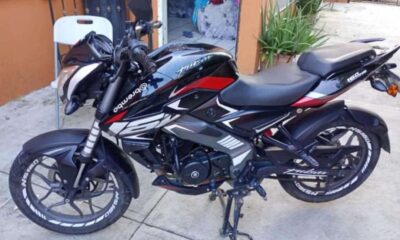 Reportan robo de motocicleta en las cercanías de base policiaca en Minatitlán