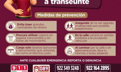 Medidas de prevención contra el robo a transeúnte