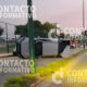 Vuelca camioneta en Cerro Alto durante la madrugada; conductora resulta con lesiones leves