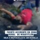 🚨 Fuerte accidente en zona rural de Minatitlán deja a motociclista sin rodilla