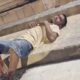 Supuesto indigente resulta herido tras patear puertas de cristal en la Díaz Ordaz