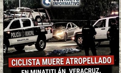 (+VIDEO) Ciclista muere tras ser embestido por auto en Minatitlán; esto sabemos