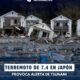 Terremoto de 7.4 sacude Japón y provoca alerta de tsunami