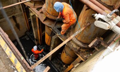 Gobierno Municipal realiza labores de limpieza en el cárcamo No. 2