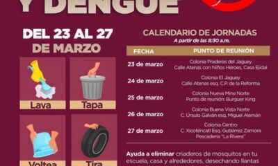 Jornada de eliminación de criaderos y lucha contra el chikungunya y dengue en Minatitlán