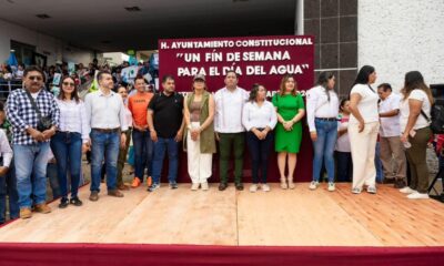 Gobierno de Minatitlán realiza caminata de concientización para el cuidado del agua