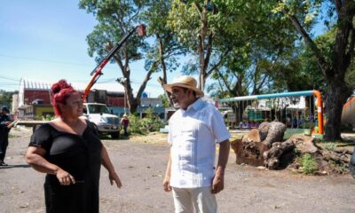 Gobierno Municipal realiza poda preventiva en el Parque El Mangal