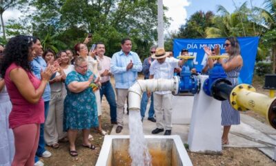 Guillermo Reyes Espronceda reinaugura el Pozo de Agua No. 12 en Villas del Sol