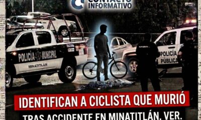 Identifican a ciclista que murió tras accidente en Minatitlán, Ver.
