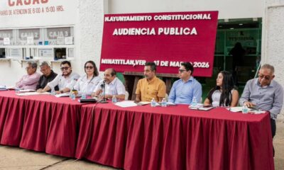 Guillermo Reyes Espronceda encabezó la Primer Audiencia Pública