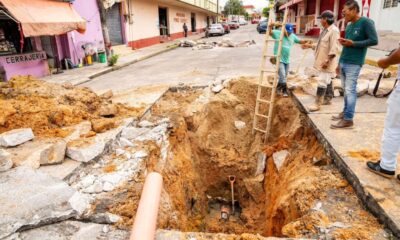 Gobierno Municipal da mantenimiento a red de drenaje sanitario