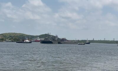 *Arriban a Coatzacoalcos cadetes de la Armada de México en el buque “Isla Holbox”*