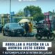 Arrollan a peatón en la avenida Justo Sierra y automovilista se retira del lugar