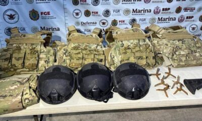 Rescatan a hombre secuestrado en Agua Dulce y aseguran inmueble, armamento y equipo táctico.