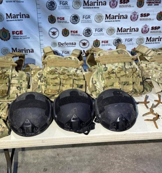 Rescatan a hombre secuestrado en Agua Dulce y aseguran inmueble, armamento y equipo táctico.