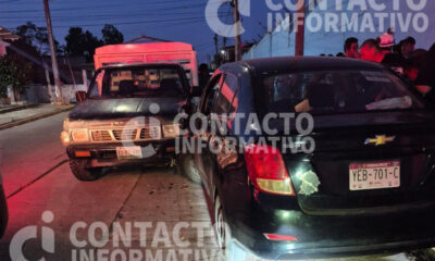 🚨 Presunto conductor ebrio desata fuerte choque en la colonia Las Delicias; terminó bajo intervención de Tránsito
