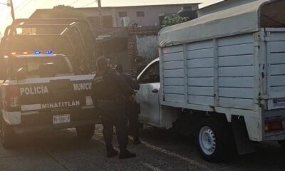 Recupera Policía Municipal camioneta robada minutos antes en Minatitlán