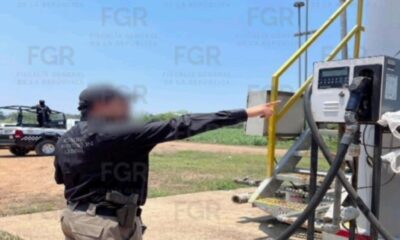 EN CATEO, FGR ASEGURA MÁS DE 27 MIL LITROS DE HIDROCARBURO EN HUEYAPAN DE OCAMPO, VERACRUZ