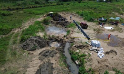Concluyen trabajos de sustitución en línea de 18 pulgadas; se restablece paulatinamente el servicio de agua en colonias del poniente