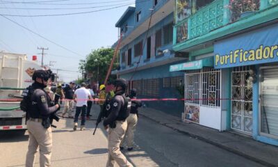*Se incendió cuarto de lavado en edificio de la colonia Adolfo López Mateos de Coatzacoalcos*