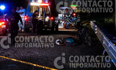 Sin vida localizan a motociclista a la altura del ejido Tacoteno; esto sabemos