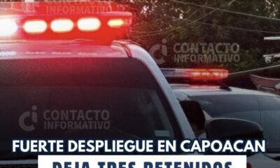 Fuerte despliegue en Capoacan deja tres retenidos; sigue tensión por caso de ganadero