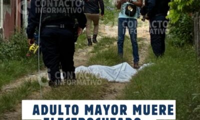 Adulto mayor muere electrocutado en Tacoteno; vecinos señalan omisión de la CFE tras reportes previos