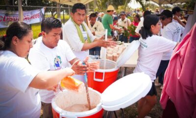 Cosoleacaque presente en la celebración del Cristo Negro en Otatitlán