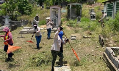 Minatitlán realiza acciones de limpieza en Panteón Santa Clara.