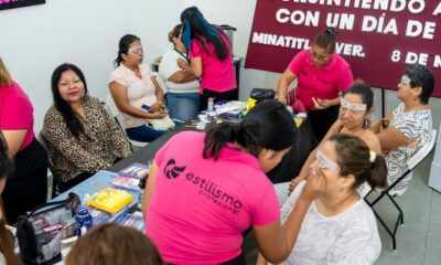 Minatitlán celebra a las mamá con jornada de belleza