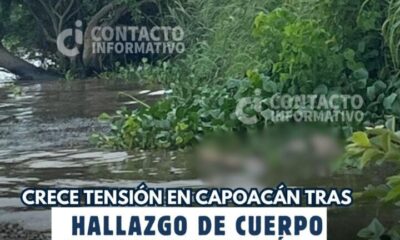 Crece tensión en Capoacán tras hallazgo de cuerpo flotando en el río; podría tratarse de ganadero privado de la libertad