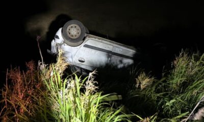 Vuelca Atos en la carretera a Las Barrillas, el conductor presuntamente manejaba en estado de ebriedad