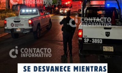 (+VIDEO) Se desvanece mientras realizaba ejercicio y fallece en calles de la colonia Nueva Mina en Minatitlán.