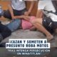 ¡Cazan y someten a presunto roba motos tras intensa persecución en Minatitlán!