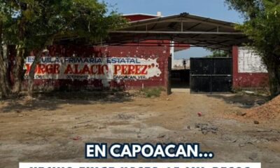 (+VIDEO)Vecino exige hasta 15 mil pesos y pone en jaque entrega de primaria en Capoacan; esto sabemos