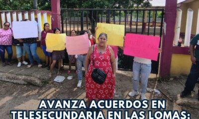 Avanza acuerdos en telesecundaria en Las Lomas; clases volverían el lunes si llega maestro prometido