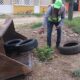 Retiran 25 toneladas de cacharros y llantas durante Jornada de Descacharrización en la colonia Peloteros