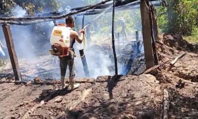 Convocan a solidaridad tras incendio que dejó sin hogar a adulta mayor en zona rural de Minatitlán