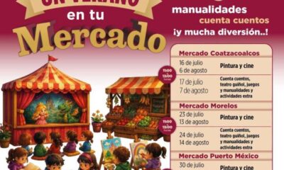 Llevará Gobierno de Coatzacoalcos cultura y diversión gratuita con “Un Verano en tu Mercado”