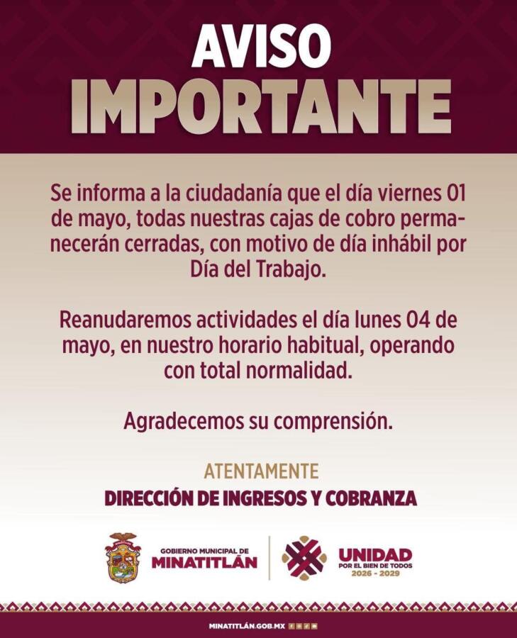▪️Aviso a la ciudadanía▪️