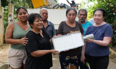 Más calles iluminadas y seguras para las familias de Cosoleacaque