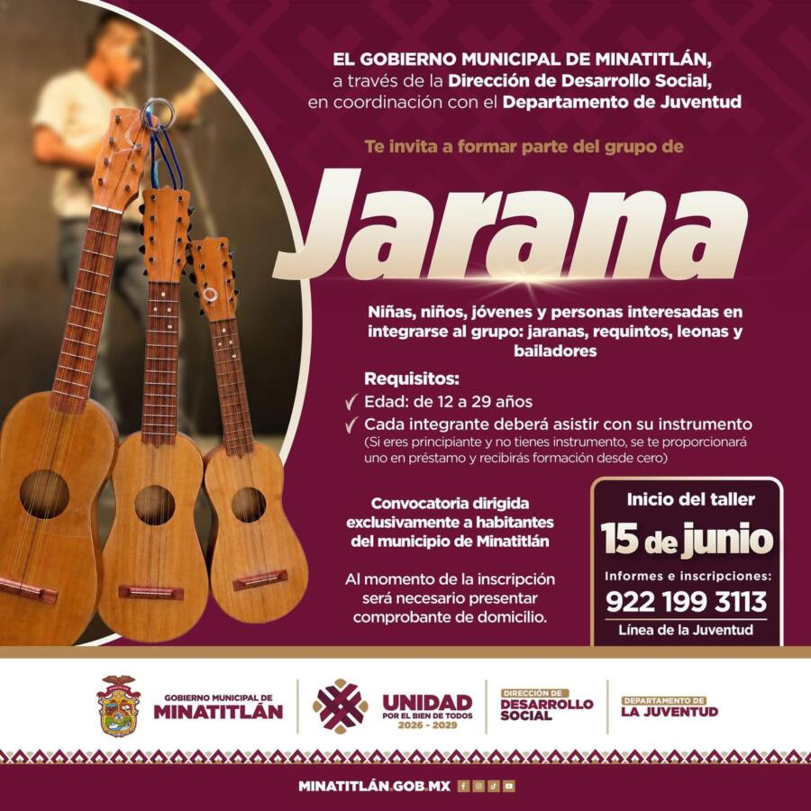 ¡Forma parte del grupo de Jarana!