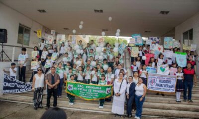 Gobierno de Minatitlán realiza Caminata Infantil por la Salud