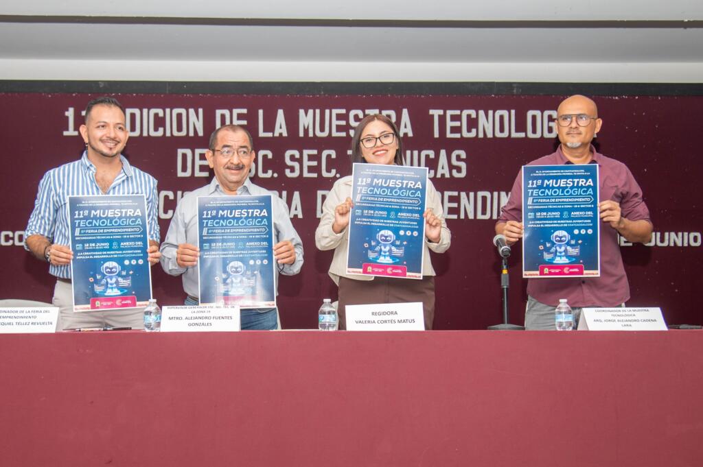 Ayuntamiento de Coatzacoalcos invita a la 11va Muestra Tecnológica y 6ta Feria del Emprendimiento de Escuelas Secundarias Técnicas